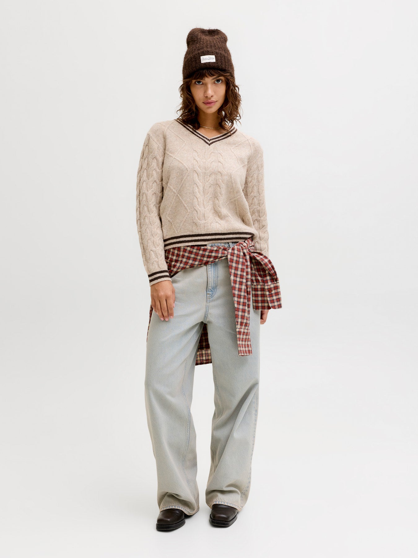 JJXX Brianna V-Neck Knitted Jumper