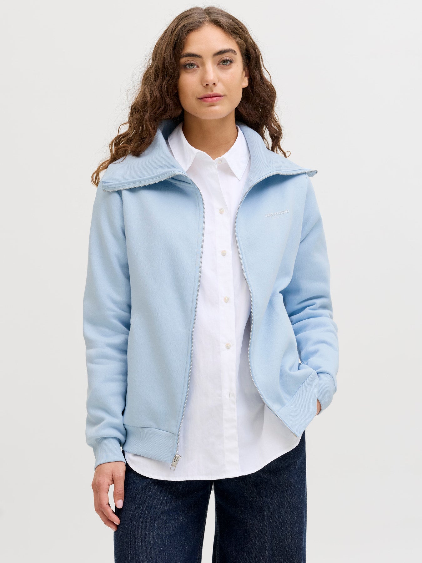 JJXX Studio Vesterbro Flat Knit Zip Sweat Jacket