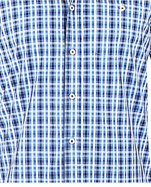 Canford Short Sleeve Check Shirt Light Blue in Various Sizes