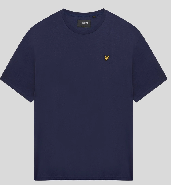 Lyle and Scott Plain T-Shirt in Classic Styles and Colors, Multiple Sizes Available