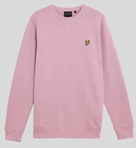Lyle and Scott Crew Neck Sweatshirt Pink Light
