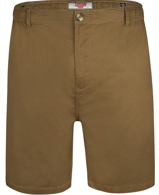 Aries stretch waist shorts tobacco with comfortable fit and flexible stretch fabric