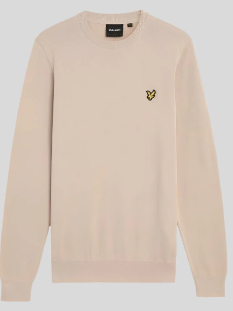 Lyle and Scott Cotton Crew Neck Jumper Cove in a Classic Fit for Everyday Comfort and Style