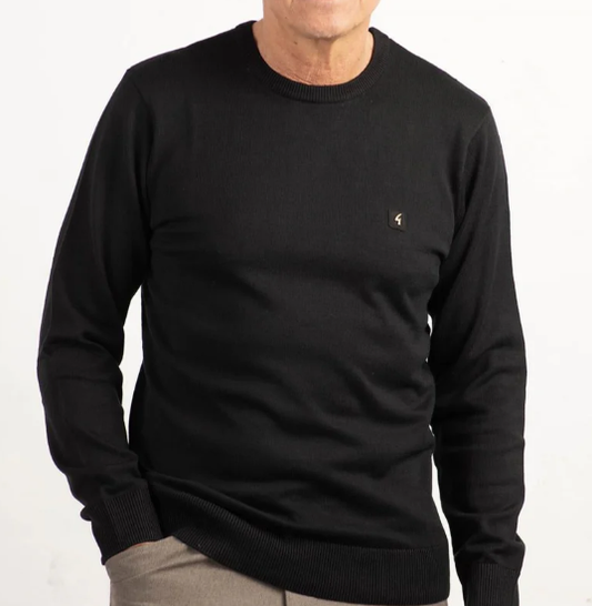 Gabicci Long Sleeve Cole Crew Neck Jumper with Classic Fit and Ribbed Cuffs
