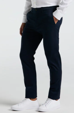 Original Penguin Slim Fit Chino Pants in Classic Dark Sapphire and Travertine Colors