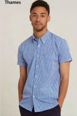 Gabicci Frazer Shirt Classic Fit Short Sleeve Casual Shirt for Men
