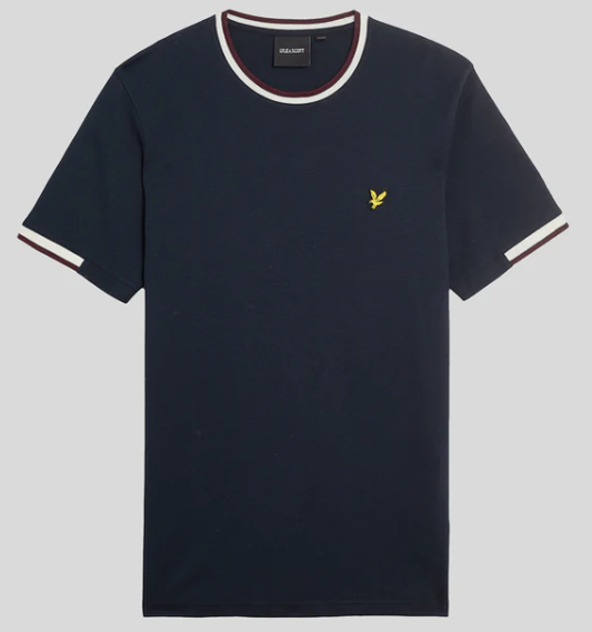 Lyle and Scott Contrast Collar Tee