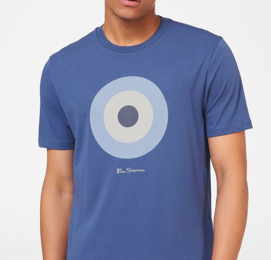Ben Sherman Target Tee Riveria Blue 4XL