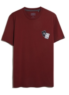 Original Penguin Graphic Embroidered Cards Tee