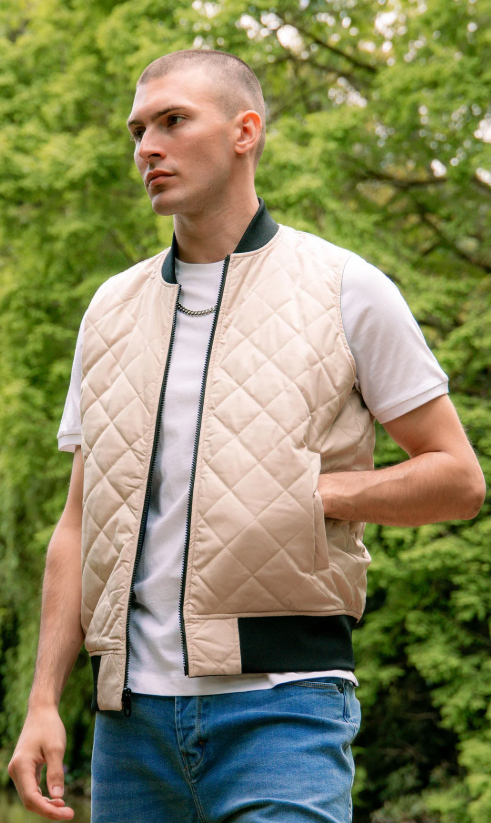 Luke Hefei Reversible Bomber Gilet