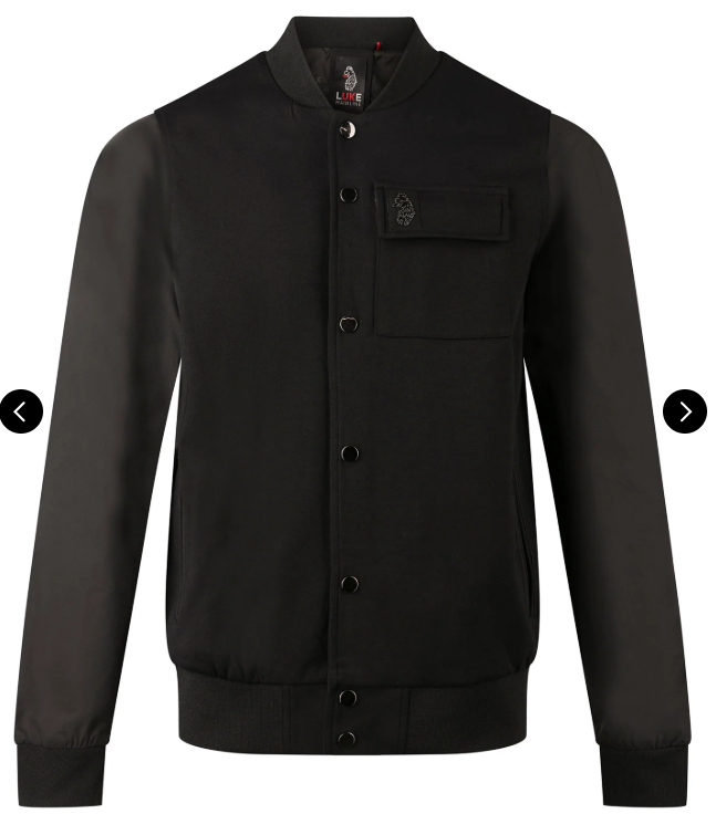 LUKE Chief Felt Badge Bomber Jacket