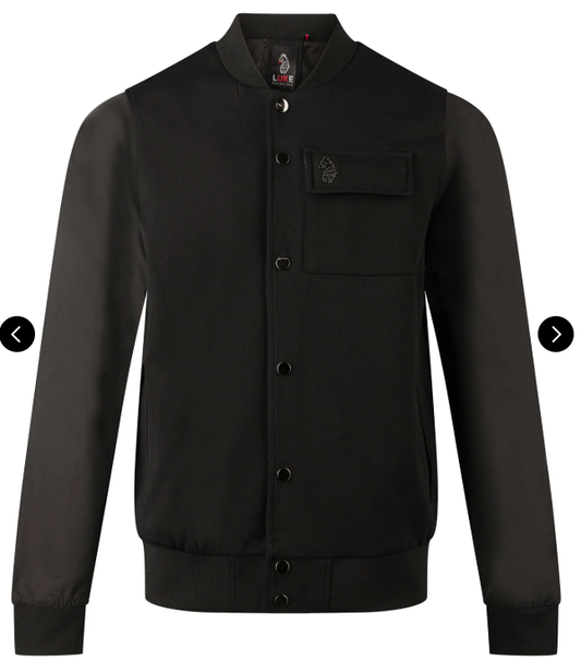 LUKE Chief Felt Badge Bomber Jacket