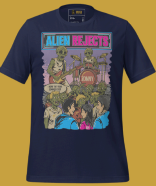 Zombie Aliens: "Alien Rejects" Graphic Tee