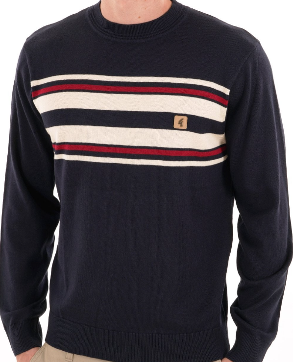 Gabicci Vintage Liam Stripped Knitwear
