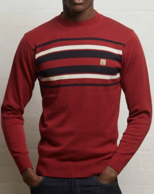 Gabicci Vintage Liam Stripped Knitwear