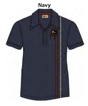 Gabicci Paddy Short Sleeved Oxford Stripe Jersey Polo