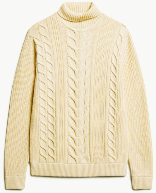 Superdry Merchant Cable Roll Neck