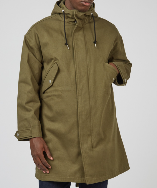 Ben Sherman Camouflage Fishtail Parka