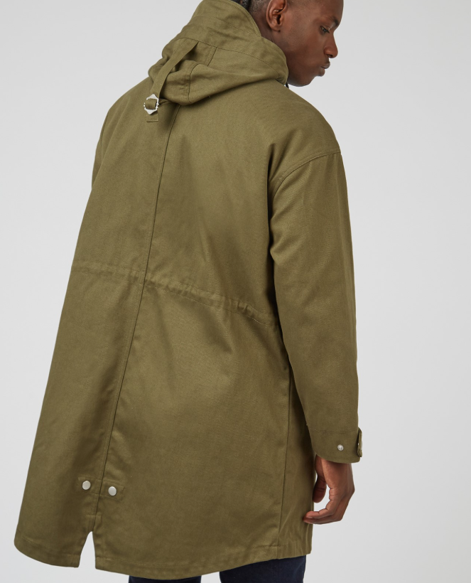Ben Sherman Camouflage Fishtail Parka