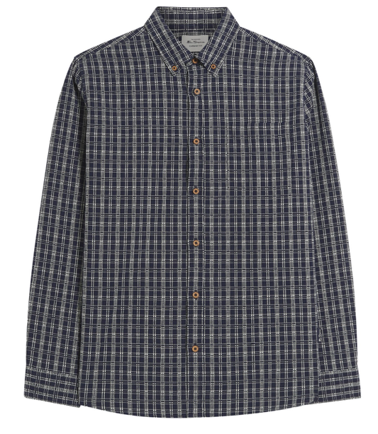 Ben Sherman Raised Yarn Check Shirt