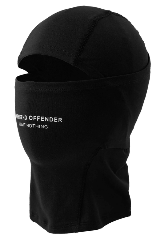 Weekend Offender Balaclava in Black - One Size