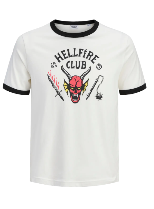 Jack & Jones Stranger Things Hellfire Club Tee