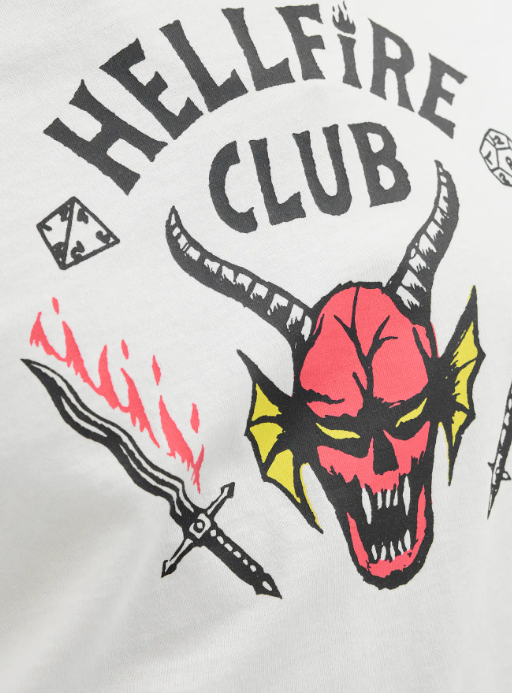Jack & Jones Stranger Things Hellfire Club Tee