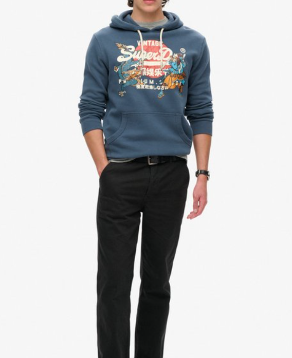 Superdry Tokyo Vintage Logo Graphic Hoodie