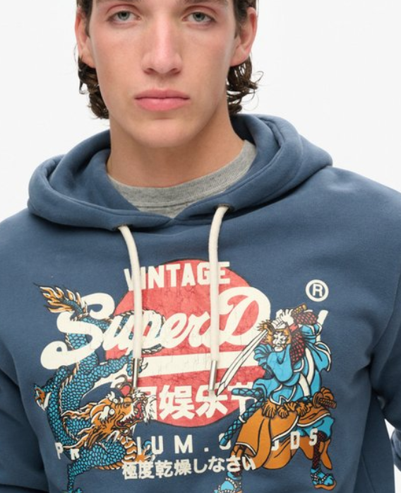 Superdry Tokyo Vintage Logo Graphic Hoodie