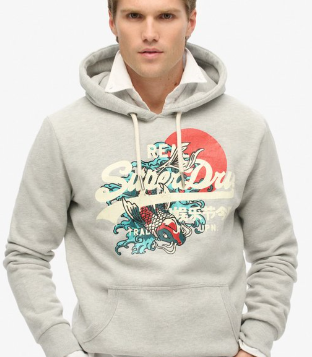 Superdry Tokyo Vintage Logo Graphic Hoodie