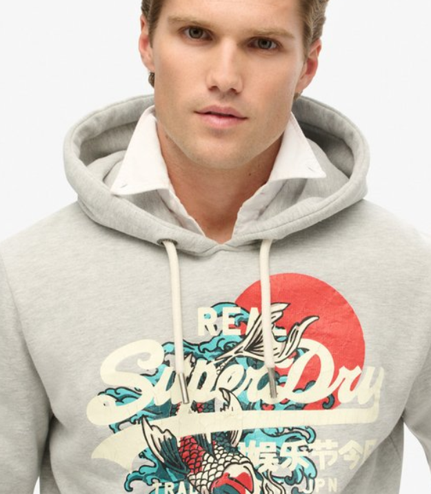 Superdry Tokyo Vintage Logo Graphic Hoodie