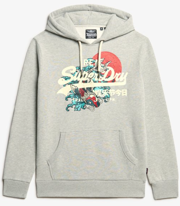 Superdry Tokyo Vintage Logo Graphic Hoodie
