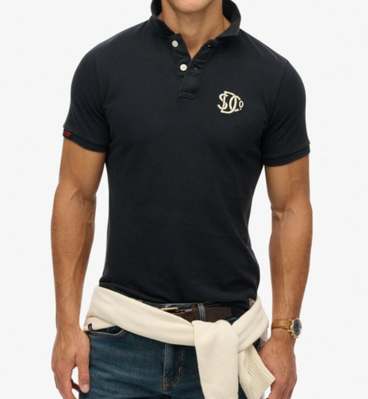 Superdry Vintage Athletic Embroidered Polo Shirt