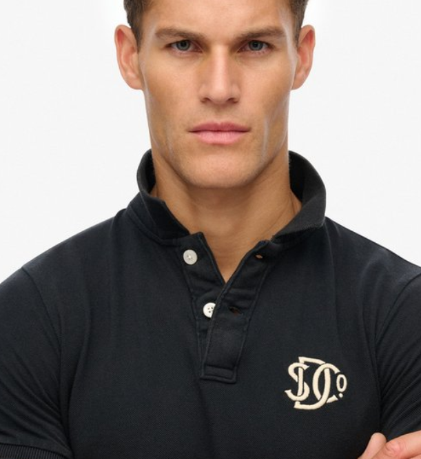 Superdry Vintage Athletic Embroidered Polo Shirt