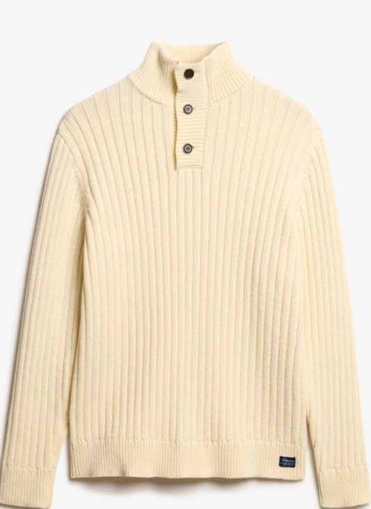 Superdry Ribbed Henley Jumper