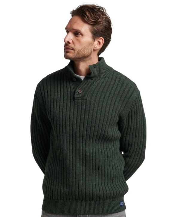 Superdry Ribbed Henley Jumper