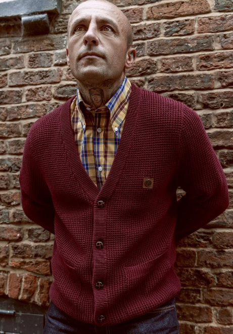 Trojan Classic Waffle Cardigan