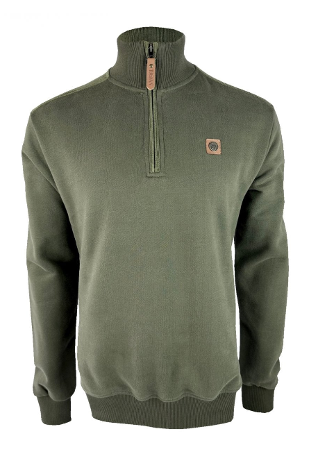 Trojan Quarter Zip Cord Trim Sweat