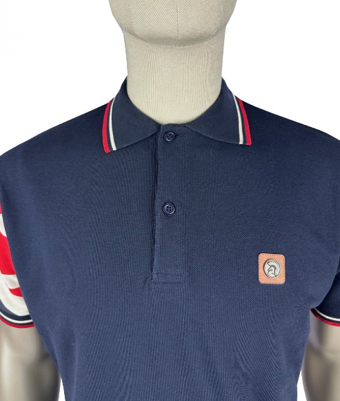 Trojan Flag Sleeved Polo