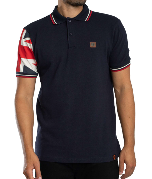 Trojan Flag Sleeved Polo