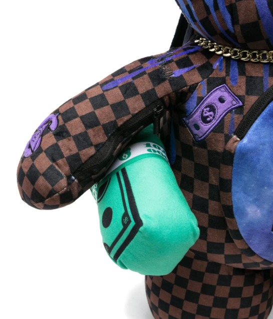 Sprayground Lost in Space Drip Moneybear Teddy Bear Backpack
