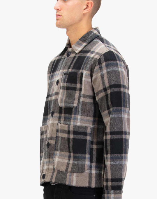 Luke Bourton Check Shacket