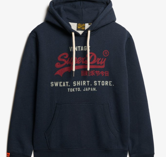 Superdry Vintage Logo Heritage Relaxed Hoodie