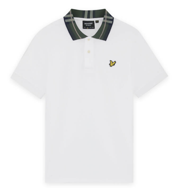 Lyle & Scott Tartan Collar Polo Shirt