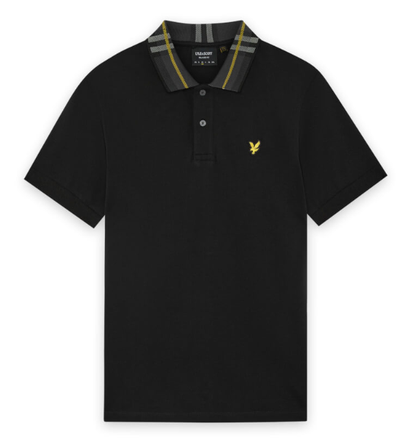 Lyle & Scott Tartan Collar Polo Shirt