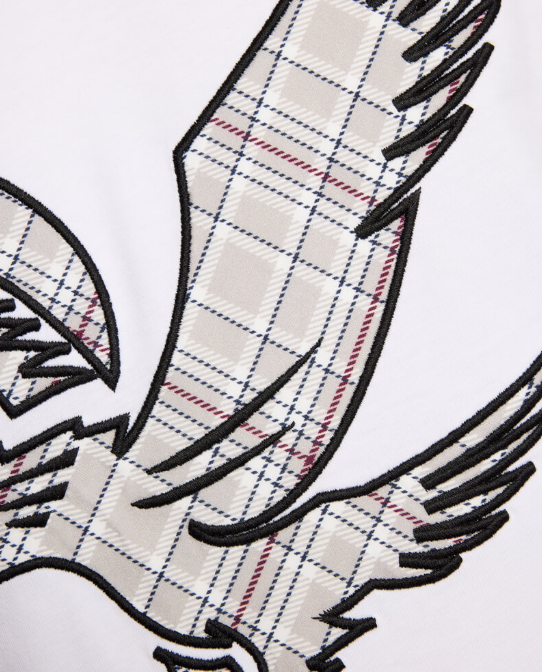 Lyle & Scott Check Eagle T-Shirt