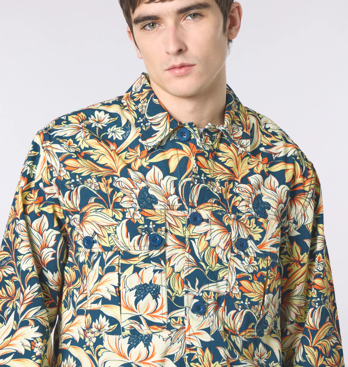 Pretty Green Bostall Printed Overshirt