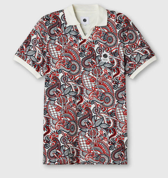 Pretty Green Resonance Printed Polo