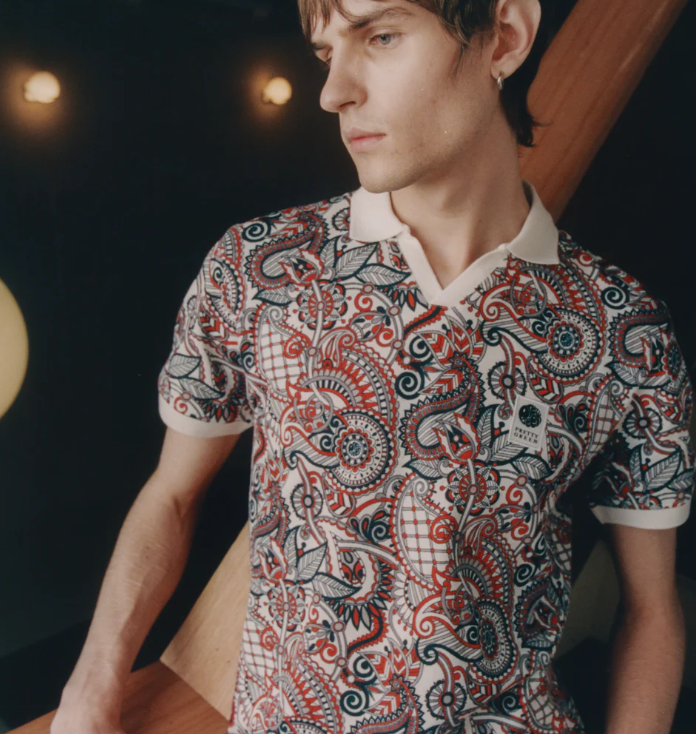 Pretty Green Resonance Printed Polo