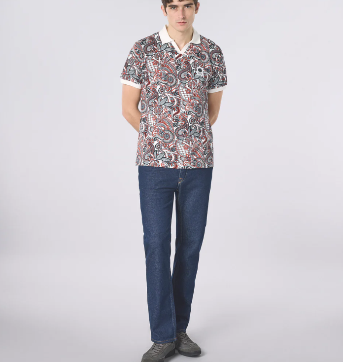 Pretty Green Resonance Printed Polo